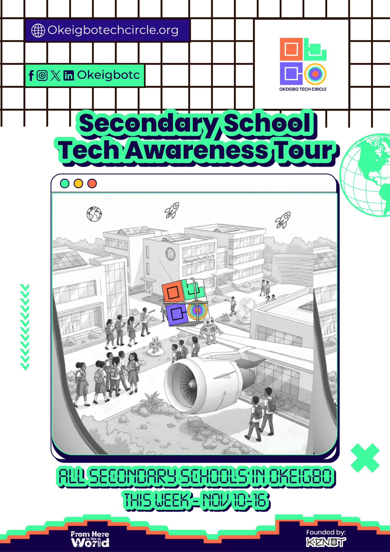 Secondary School Tech Awareness Tour flyer