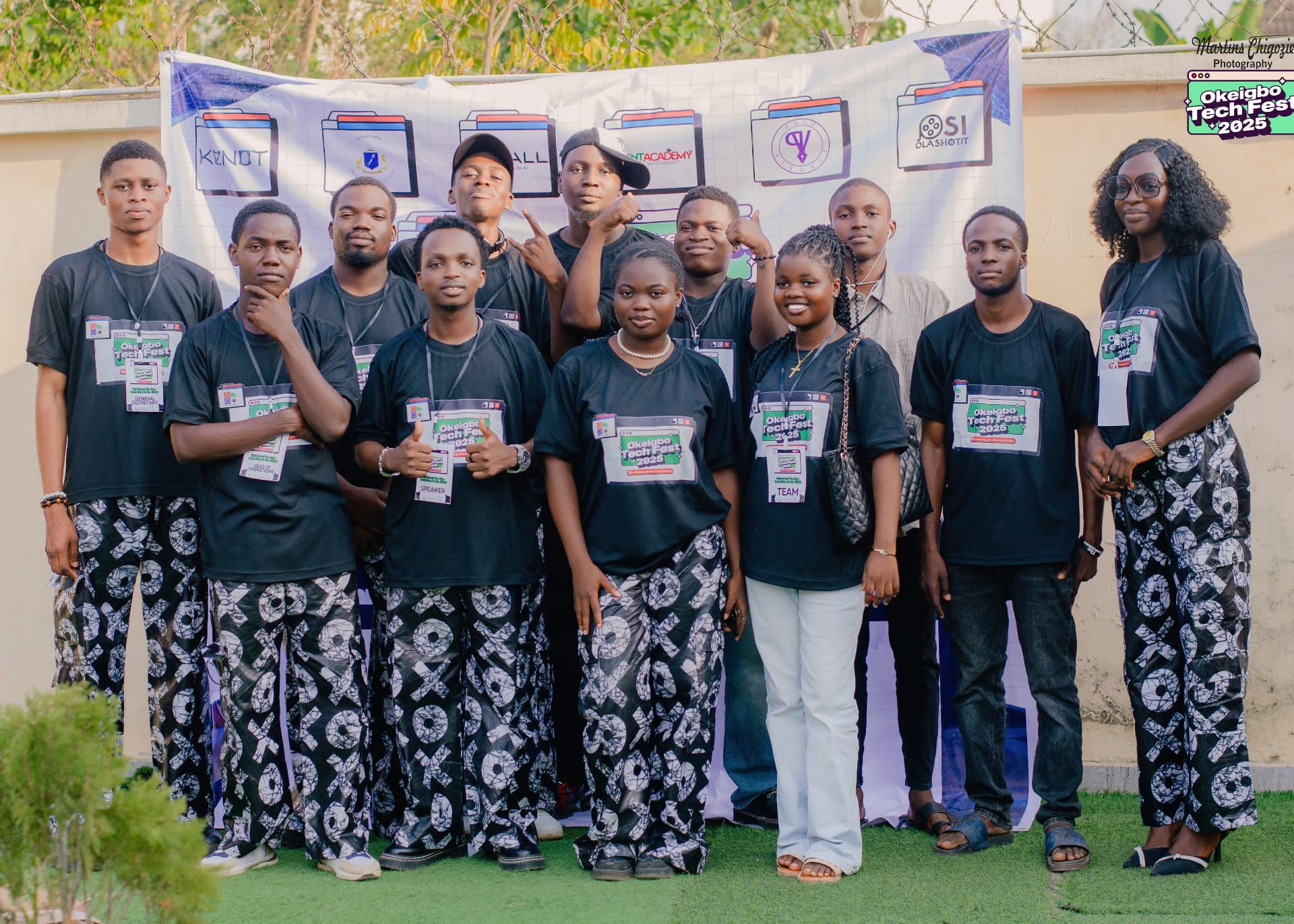 The Okeigbo Tech Circle team at Okeigbo Tech Fest 2025